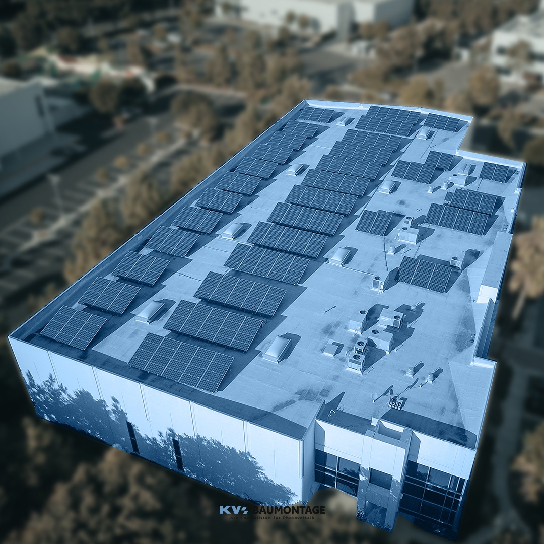 Photovoltaikmontage für ihre Gewerbefläche