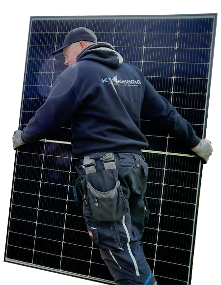 Montage von Photovoltaik-Anlagen auf landwirtschaftlichen Betrieben